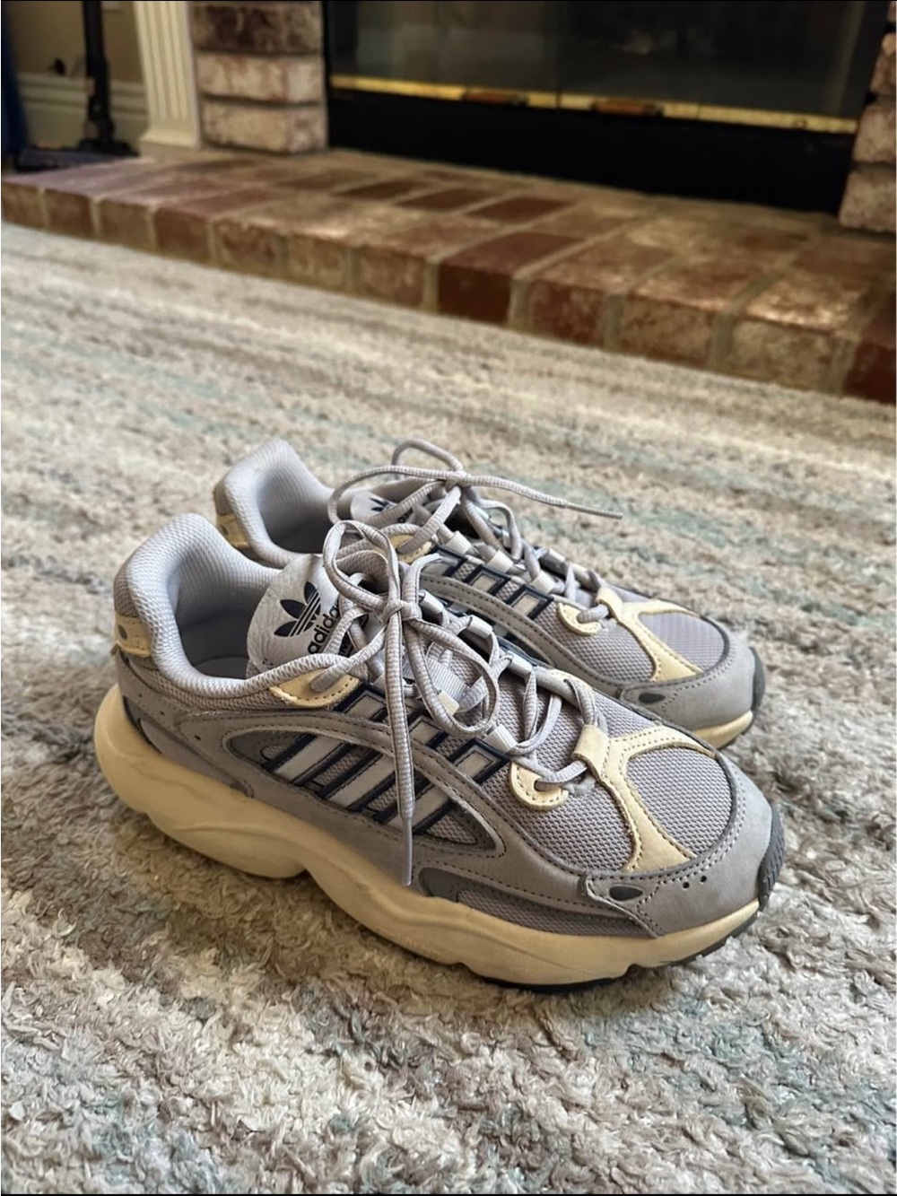 adidas Men’s Light Beige Knit Sneaker
